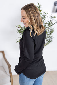 Mia Scuba HalfZip- Black