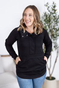 Mia Scuba HalfZip- Black
