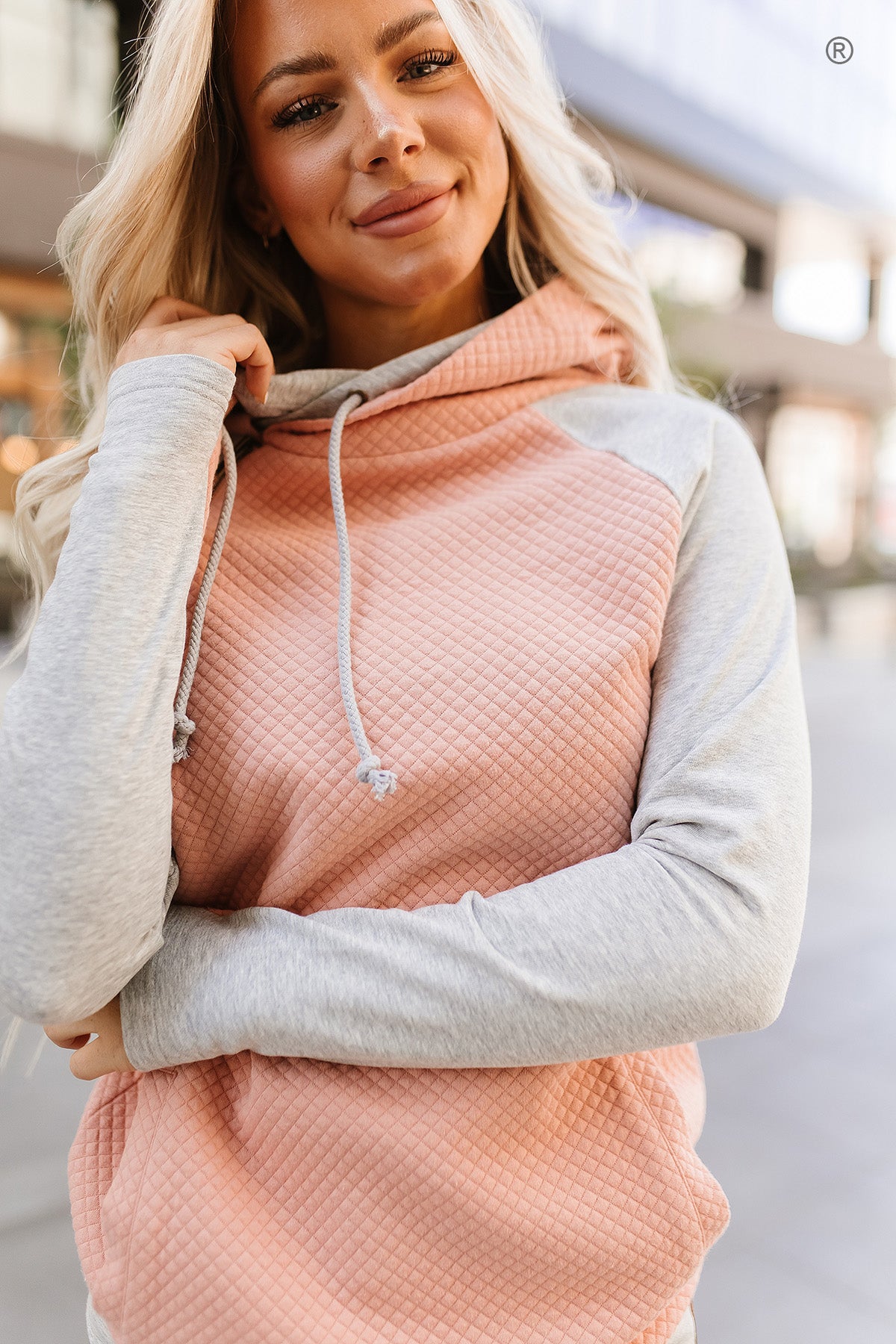 Doublehood Sweatshirt- Just Peachy