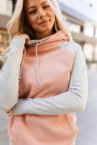 Doublehood Sweatshirt- Just Peachy