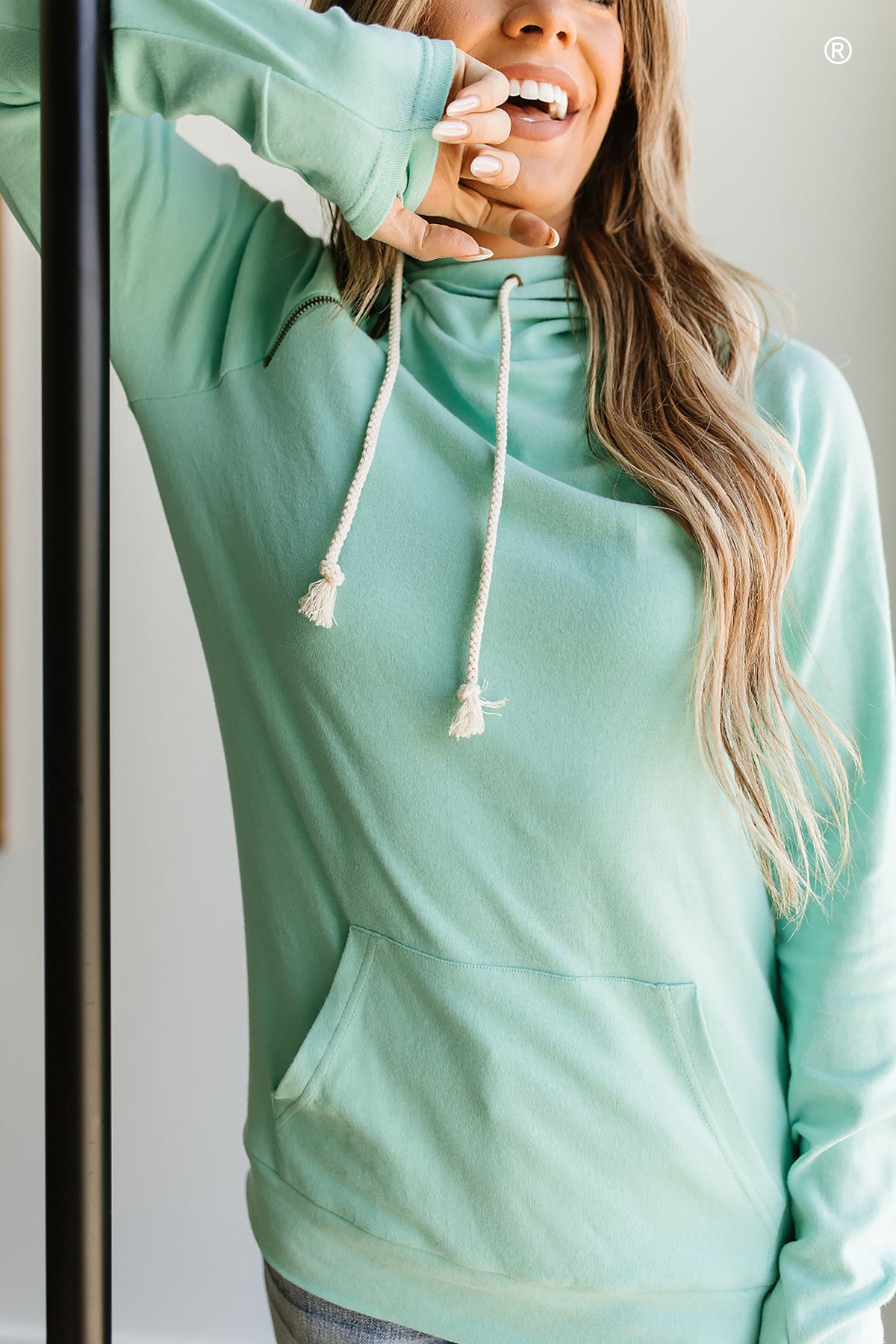 Doublehood Sweatshirt- Aqua