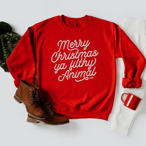 Merry Christmas Ya Filthy Animal Sweater