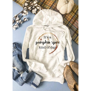 Pumpkin Spice Kinda Day French Terry Hoodie